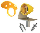 Yellow Surveying Reflector Prism 60mm With Snow Rain Shelter