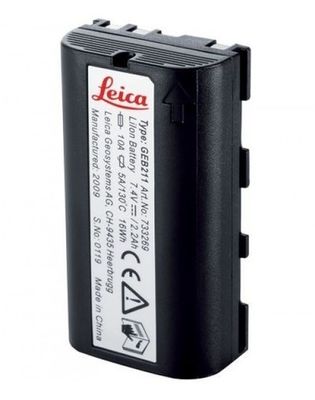Leica Total station Battery GEB211 for TPS1200, ATX1200, GPS1200, GRX1200, TC1200
